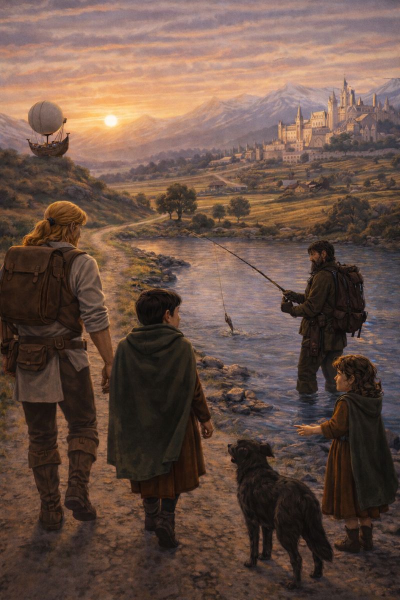 Возвращение в город. Встреча с персонажами игроков (1)