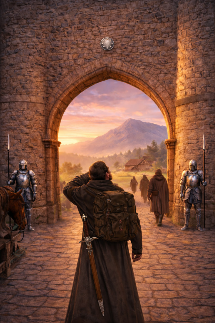 Неизвестный наемник уходит в путь