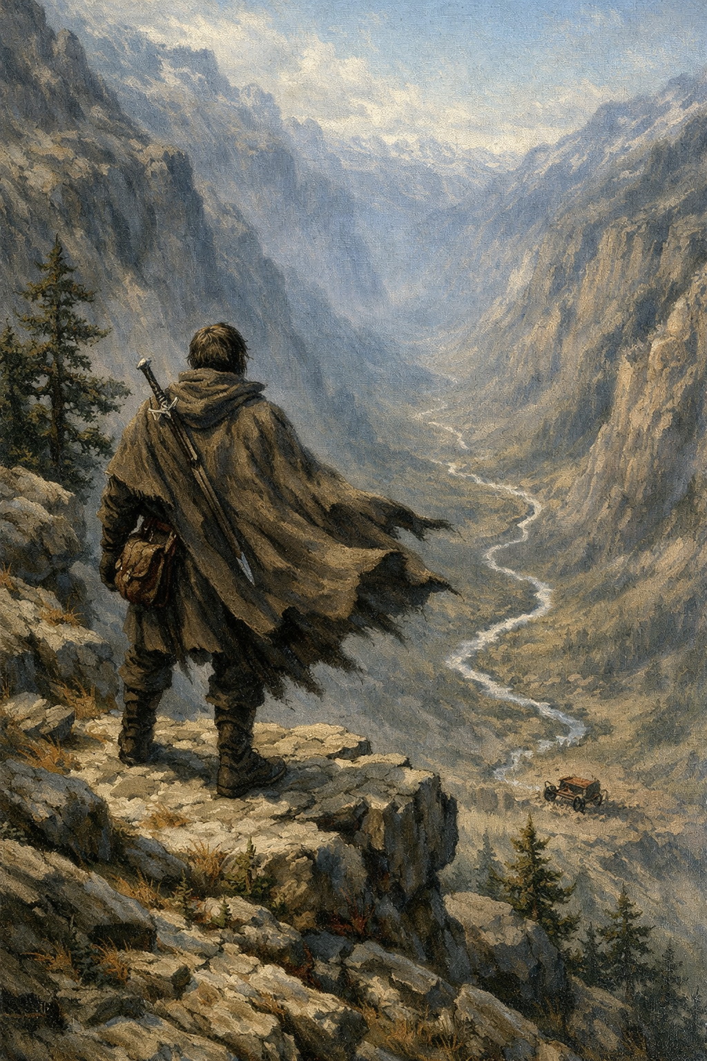 Повозка сломанная